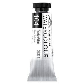 PHOENIX Professional Watercolor Paint Single Tubes 14ml -Titanium White