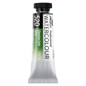 PHOENIX Professional Watercolor Paint Single Tubes 14ml -Chromium Oxide Green