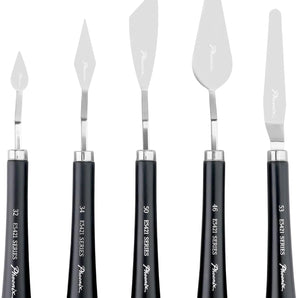 PHOENIX Flexible Palette Knife Set - 5 Pieces Stainless Steel Painting Knives with Gift Box, Art Knife with Wood Handle, Paint Spatula for Oil Acrylic Paint