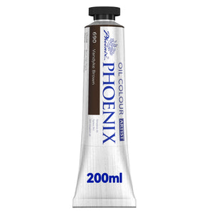 PHOENIX Artist Level Oil Paint Single Tube- Vandyke Brown