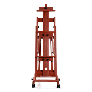 PHOENIX Versatile H-Frame Professional Studio Easel - Dark Walnut