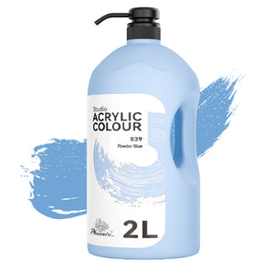 PHOENIX Studio Acrylic Paint (2000 ML) - Powder Blue