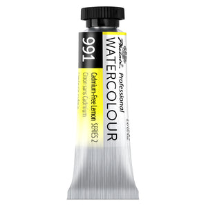 PHOENIX Professional Watercolor Paint Single Tubes 14ml -Cadmium-Free Lemon