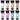 AUREUO Metallic Acrylic Paint Set - 8 Pearlescent Colors 0.71 Fl Oz / 21ml Tubes Shinning Art Paints for Crafts Decor Rich Pigments Non-toxic Painting Supplies for Artists