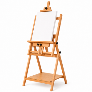 PHOENIX Large H-Frame Studio Easel - Adjustable Tilt for Painting & Drawing