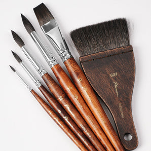 PHOENIX Squirrel Hair Watercolor Paint Brush Set