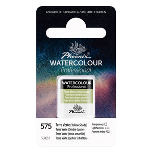 PHOENIX Professional Watercolor Paint - Single Watercolor Half Pan