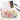 PHOENIX Half-Dry Watercolor Set – 12 Colors Portable Watercolor Book with Water Brush Pen, Floral Colors