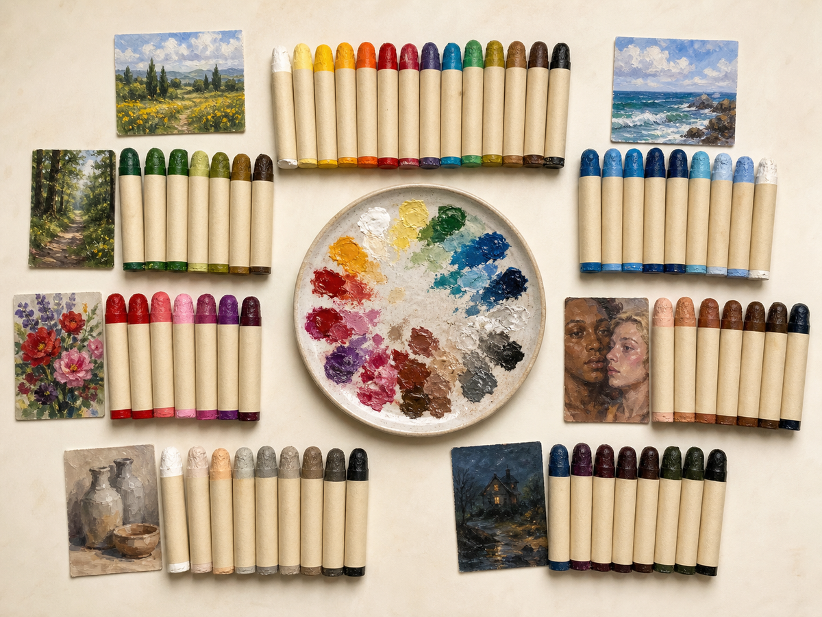How to Choose a Themed Water-Soluble Oil Paint Stick Set
