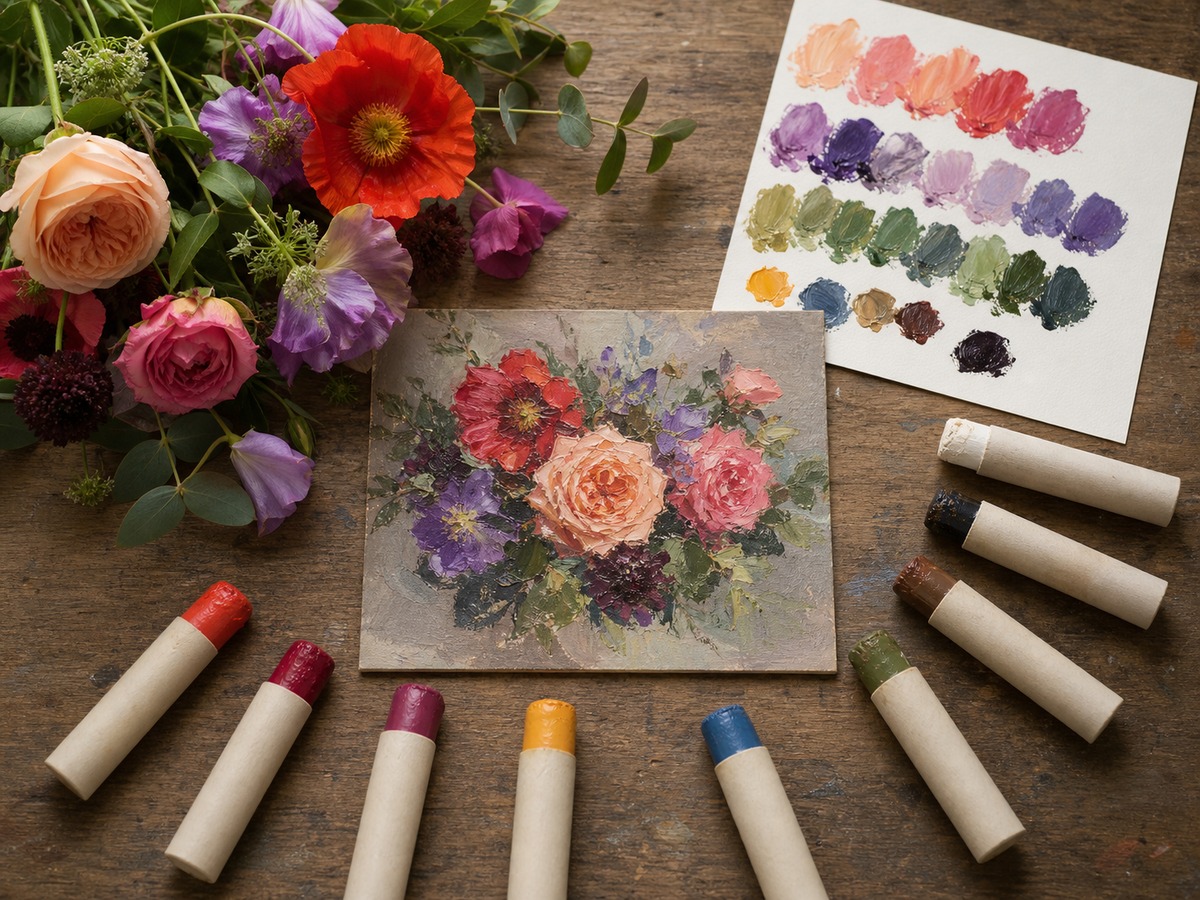 How to Choose a Floral Oil Paint Stick Set