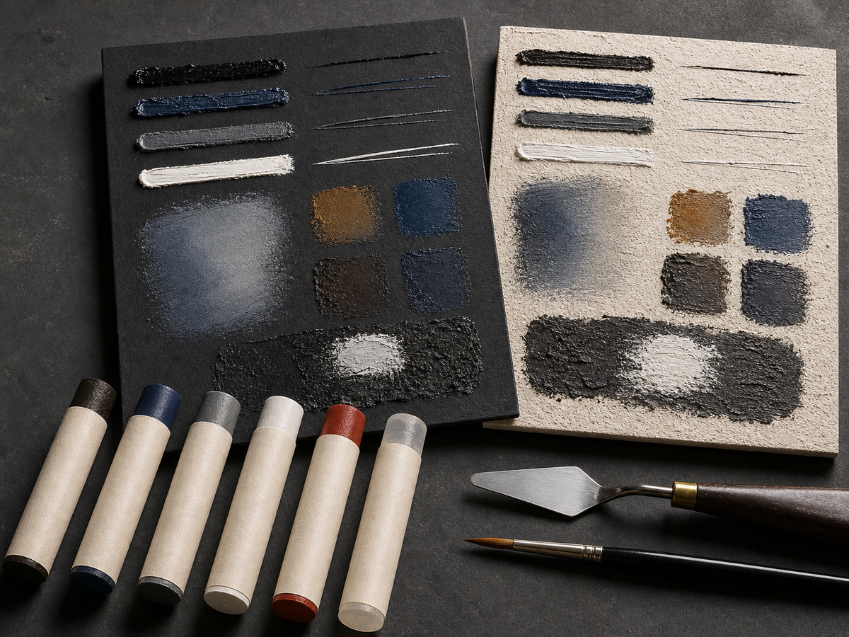 Best Oil Paint Stick Colors for Lines, Shadows and Fine Details