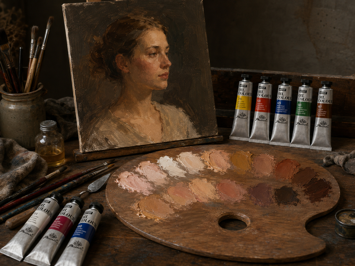 Oil Portrait Painting: How to Mix Skin Tones