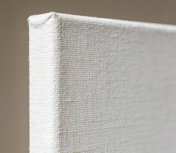 Clear Primed Canvas Texture: Transparent Preparation for Toned Grounds