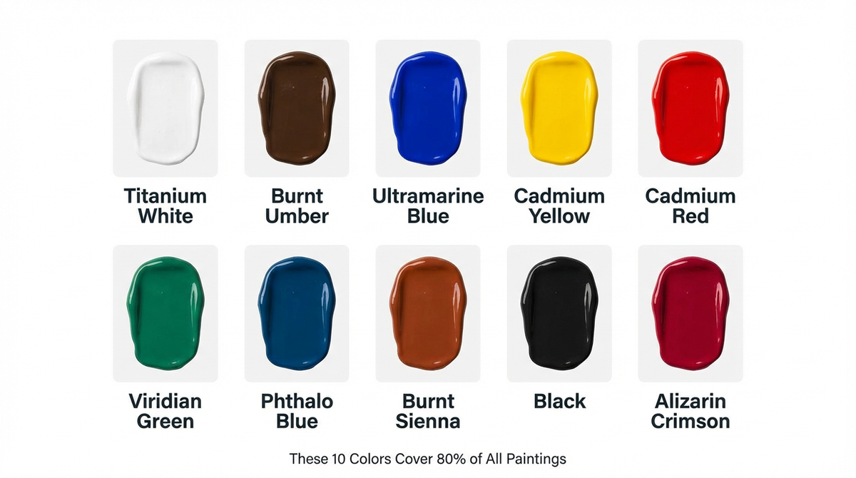 Acrylic Paint for Beginners: Top Colors Mixing Tips