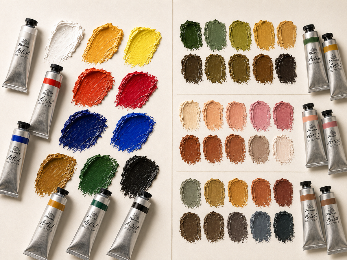 Introductory vs Themed Oil Paint Sets: How Palettes Differ