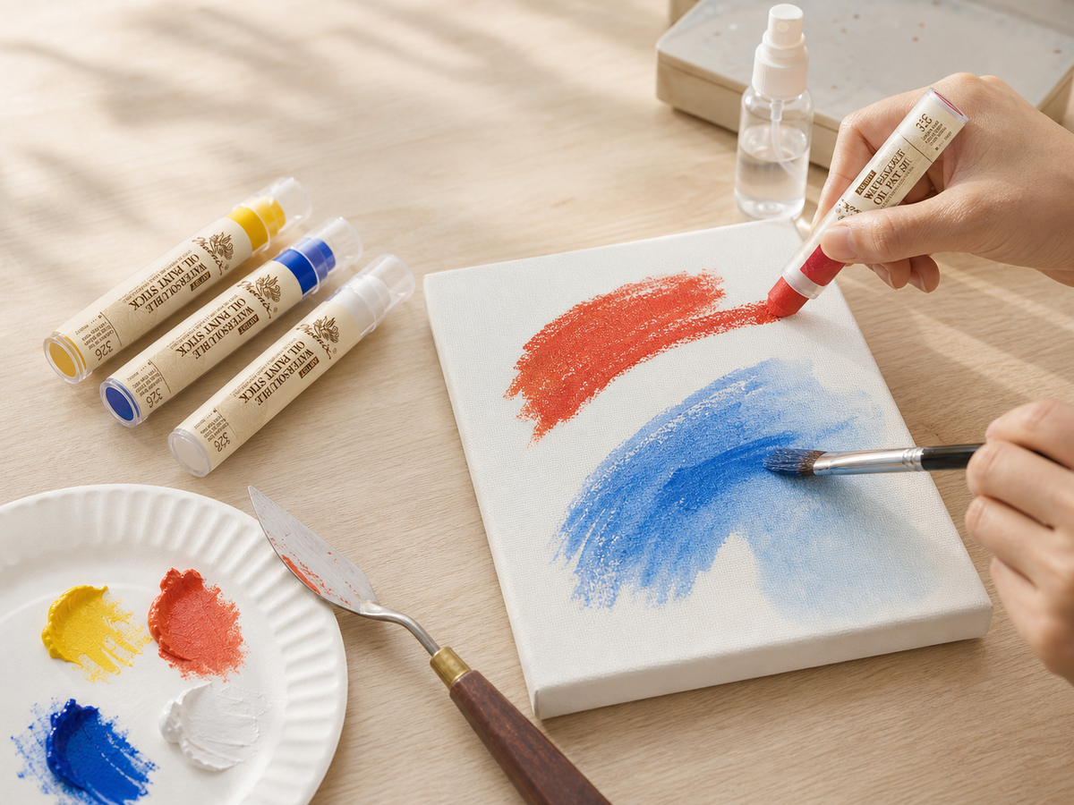 How to Use Water-Soluble Oil Paint Sticks: 5 Practical Tips