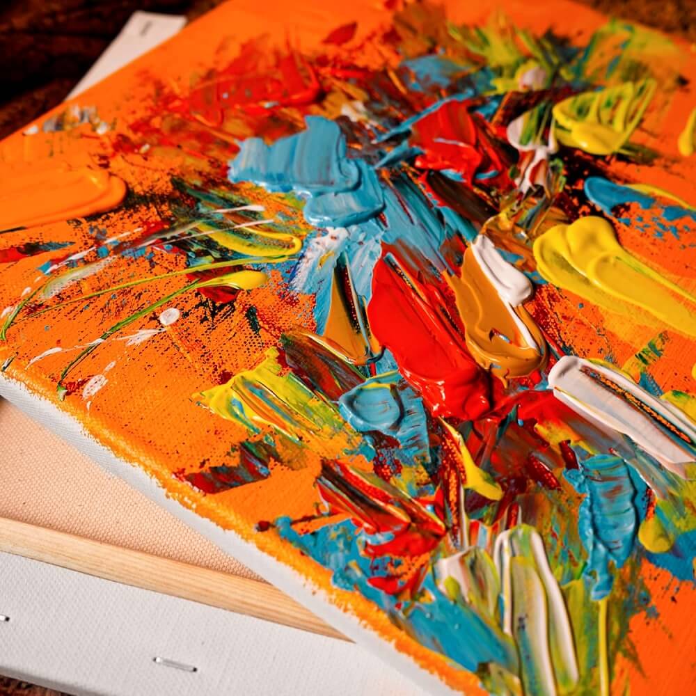 Stretched Canvas Texture Painting Reference: How To Choose A Stretched Canvas For Watercolor Painting Like