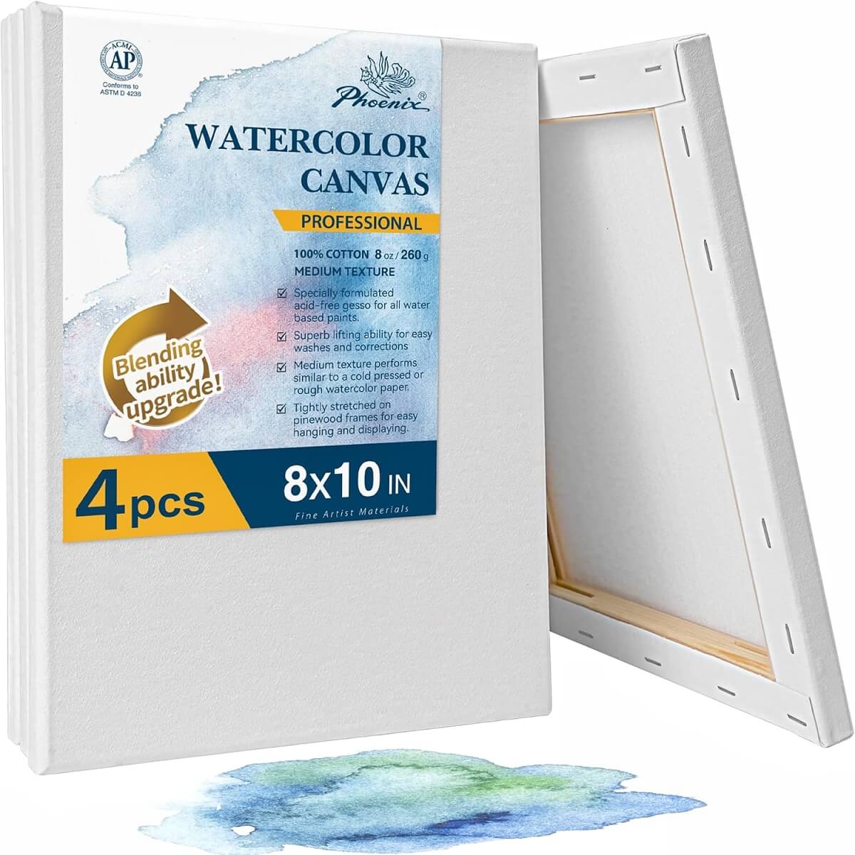 Watercolor Stretched Canvas