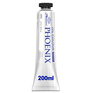 PHOENIX Artist Level Oil Paint Single Tube- Zinc White