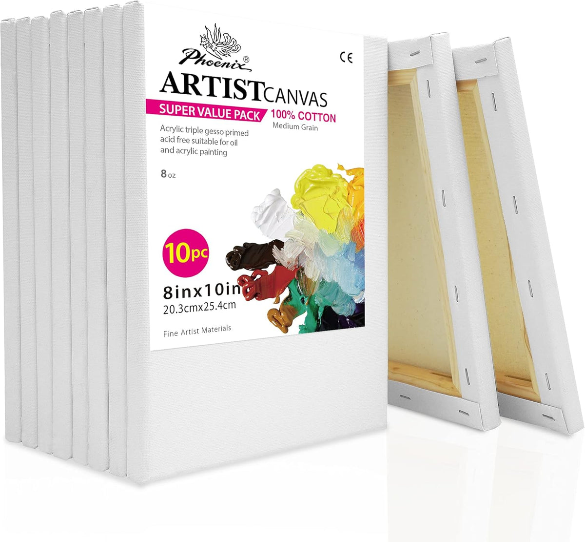 PHOENIX Studio Cotton Stretched Canvas 9X12IN