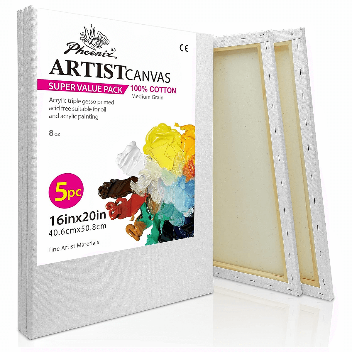 PHOENIX Studio Cotton Stretched Canvas 9X12IN