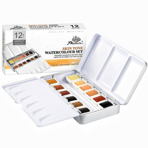 Phoenix Skin Tone Watercolor 12 Colors Tin Box