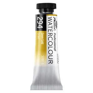 PHOENIX Professional Watercolor Paint Single Tubes 14ml -Green Gold