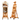 PHOENIX Beech Wood H-Frame Studio Easel with Locking Casters