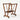 PHOENIX Mobile Wooden Art Print Rack with Wheels for Canvas-Light Walnut