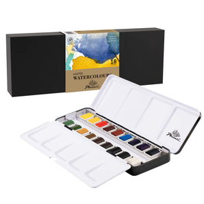 PHOENIX Professional Watercolor Paint Set - Portable Travel Watercolors for Adults, Artists