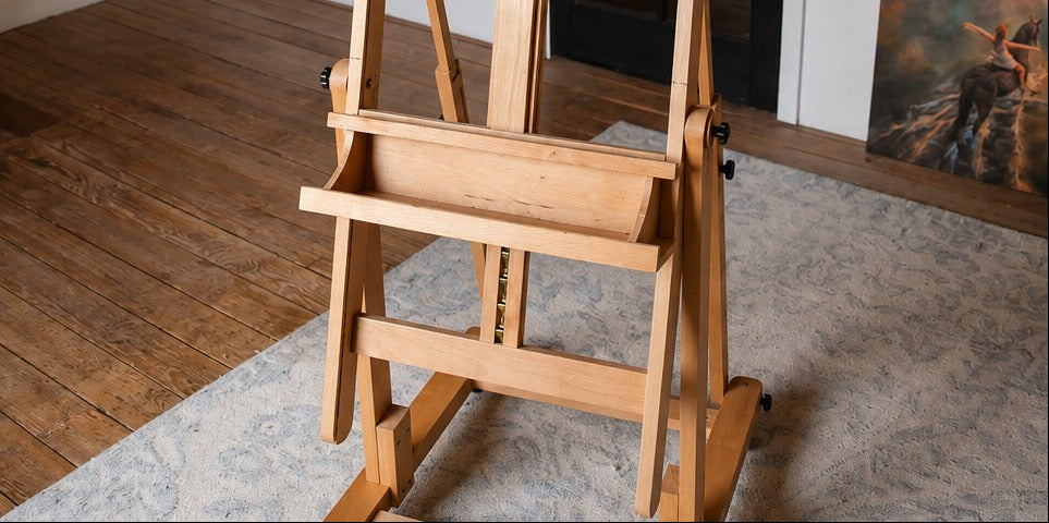 Enlarged Heavy-Duty H-Frame Easel with Tray