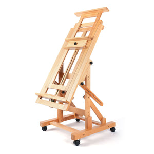 PHOENIX Adjustable Solid Beechwood H-Frame Studio Easel