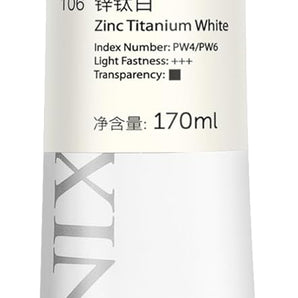 PHOENIX Studio Oil Paint Single Large Tube-Zinc Tit White