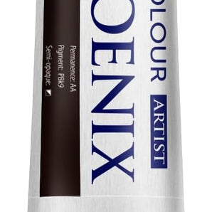 PHOENIX Artist Level Oil Paint Single Tube-Ivory Black