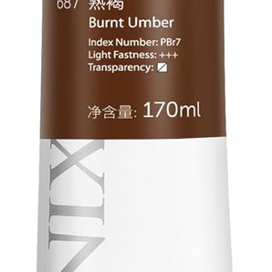 PHOENIX Studio Oil Paint Single Large Tube-Burnt Umber