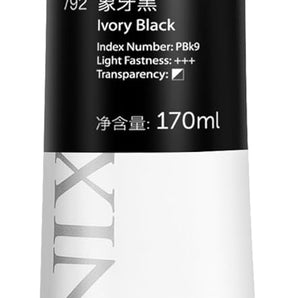 PHOENIX Studio Oil Paint Single Large Tube-Ivory Black