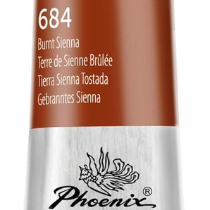 PHOENIX Titanium White Oil Paint-Burnt Sienna