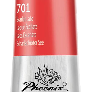 PHOENIX Artist Level Oil Paint Single Tube-Scarlet Lake