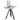 PHOENIX Aluminum Pochade Box Easel with Tripod - Silver