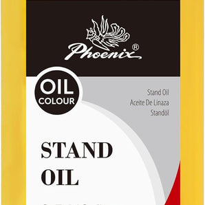 PHOENIX Stand Oil 2.5 Fl oz. / 75ml Bottle - Oil Painting Medium Slow Drying, High Gloss Linseed Oil for Glazing