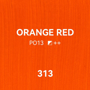 PHOENIX Studio Oil Paint Single Large Tube-Orange Red