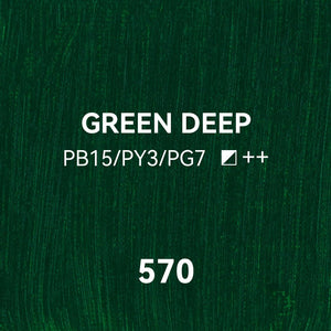 PHOENIX Studio Oil Paint Single Large Tube-Green Deep