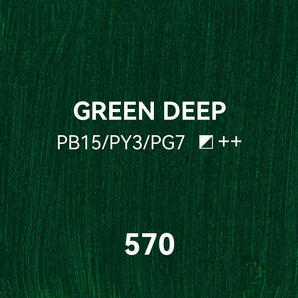 PHOENIX Studio Oil Paint Single Large Tube-Green Deep