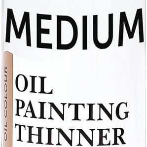 PHOENIX Oil Paint Thinner 250ml - 8.5 Fl Oz. Oil Brush Cleaner, Odorless Painting Diluent, Mineral Spirits Refined Solvent, Painting Medium for Artists