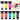 AUREUO Neon Fabric Paint Set - Fluorescent Colors for Clothing & Crafts