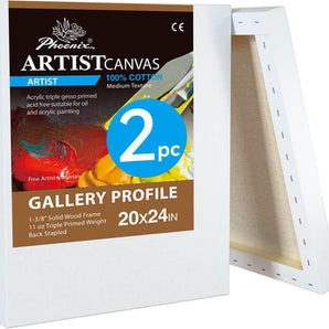 PHOENIX Artist Level Cotton Stretched Canvas – Large Sizes