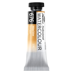 PHOENIX Professional Watercolor Paint Single Tubes 14ml -Yellow Ochre