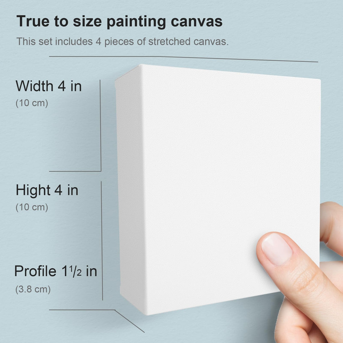 12PACK PHOENIX Professional Watercolor Pro Canvas Panels 5X7+8X10+9X12+11X14IN