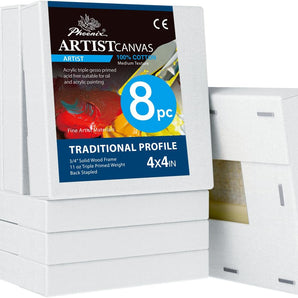 PHOENIX Artist Level Cotton Stretched Canvas Traditional Series