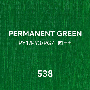 PHOENIX Studio Oil Paint Single Large Tube-Permanent Green